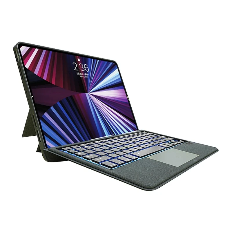 کیف کیبورددار ویوو مدل mag touch keyboard مناسب برای تبلت apple ipad pro 2022-12.9 inch، apple ipad pro 2021-12.9 inch، apple ipad pro 2020-12.9 inch