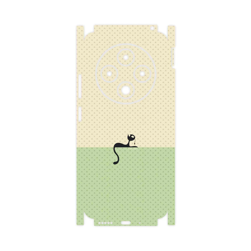 برچسب پوششی ماهوت مدل Minimal Internet Cat Icon-FullSkin مناسب برای گوشی موبایل شیائومی Redmi 14C