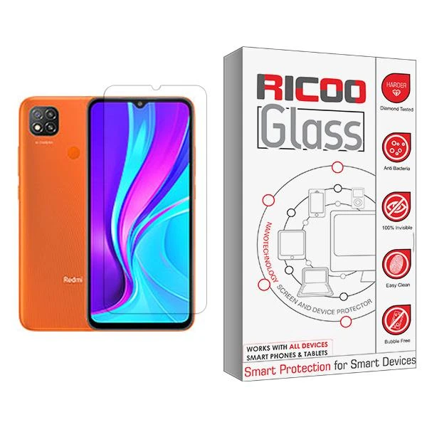 محافظ صفحه نمایش ریکو مدل Ricoo Glass MIX001 مناسب برای گوشی موبایل شیائومی Redmi 9 (India)