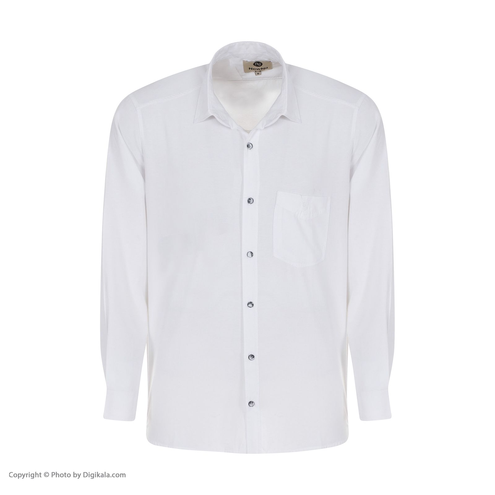 پیراهن آستین بلند مردانه نیو نیل مدل PM3-white -  - 2