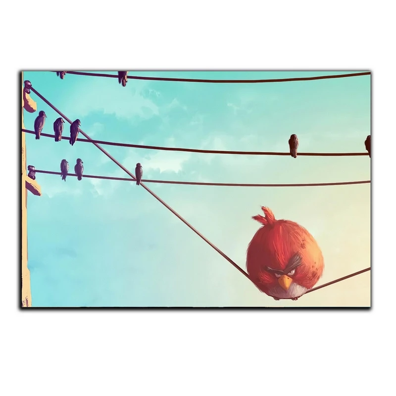 تابلو شاسی بکلیت طرح انیمیشن پرندگان خشمگین مدل SH-S5660