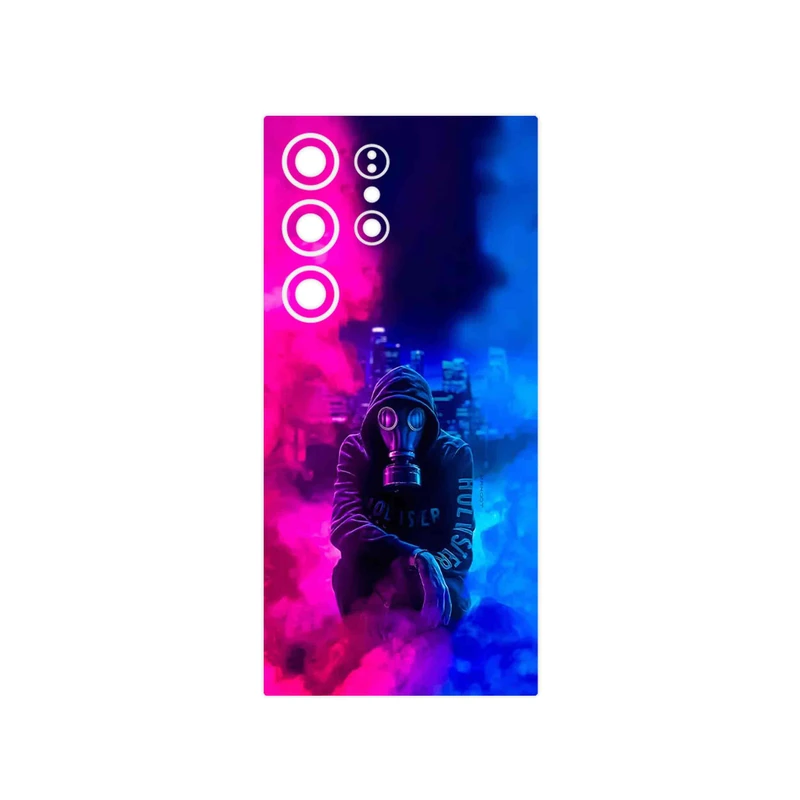 برچسب پوششی ماهوت مدل Smoke Rainbow Digital Art 2 مناسب برای گوشی موبایل سامسونگ Galaxy S24 Ultra