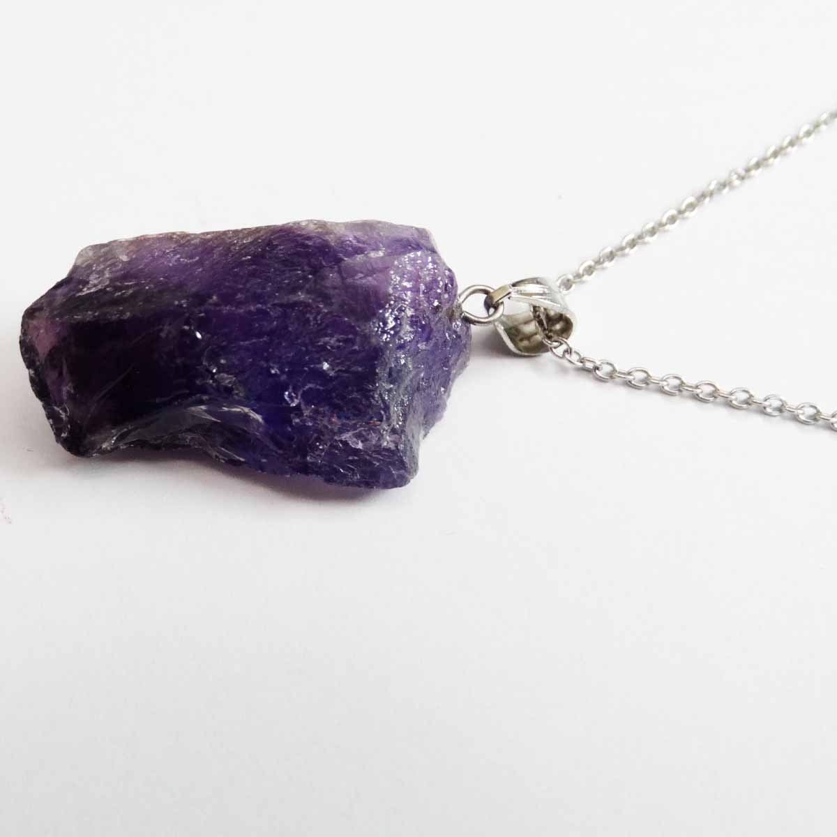 گردنبند مدل راف آمیتیس کد SRA01