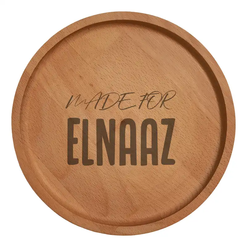 بشقاب چوبی مدل الناز