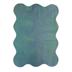 پادری مدل دالبر طرح آبرنگی کد 9076 سایز 80x110 سانتی متر 