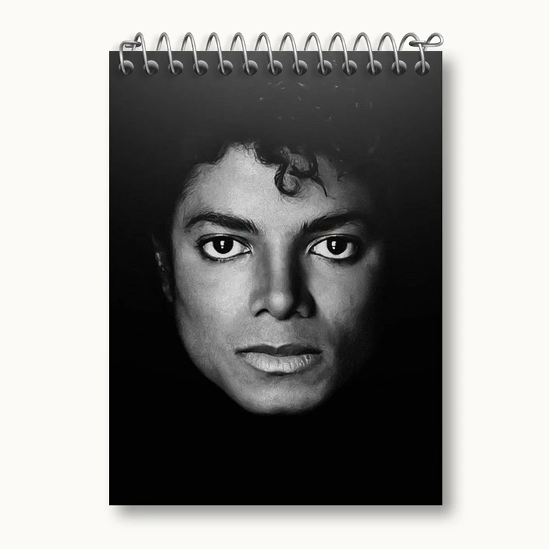 دفتر یادداشت 50 برگ خندالو مدل مایکل جکسون Michael Jackson کد 3286