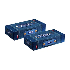 دستمال کاغذی 100 برگ نایس مدل جین مجموعه 2 عددی