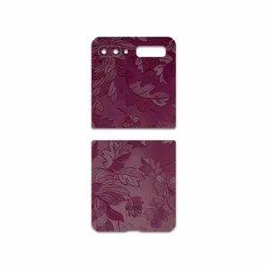 MAHOOT Red-Wildflower Cover Sticker for Samsung Galaxy Z Flip