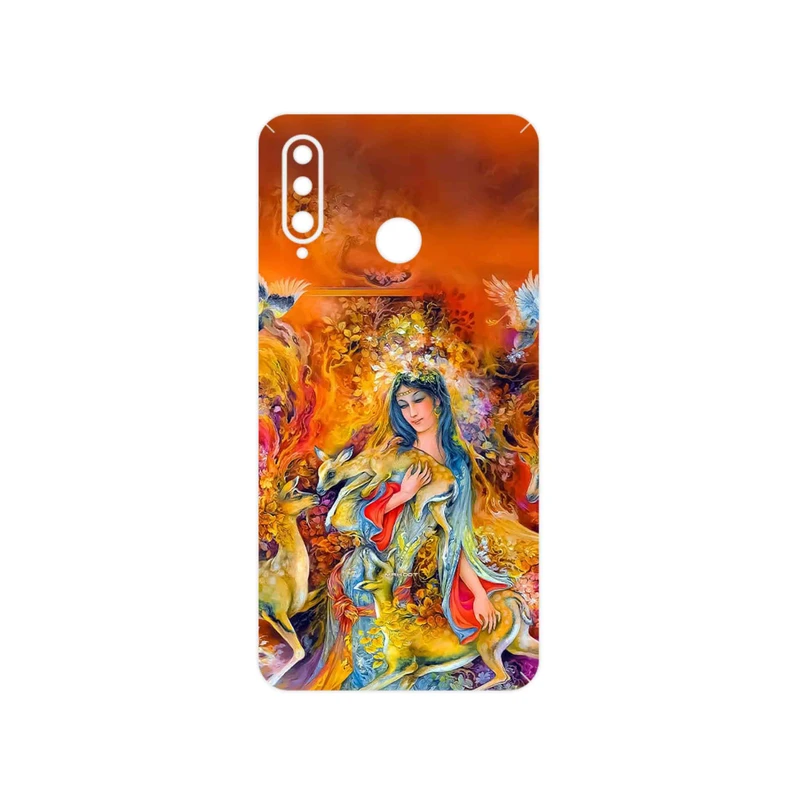 برچسب پوششی ماهوت مدل Persian miniature 2 مناسب برای گوشی موبایل هوآوی P30 Lite (48 MP Camera)
