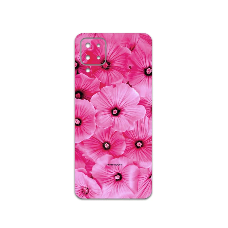 برچسب پوششی ماهوت مدل Pink-Flower مناسب برای گوشی موبایل سامسونگ Galaxy F12