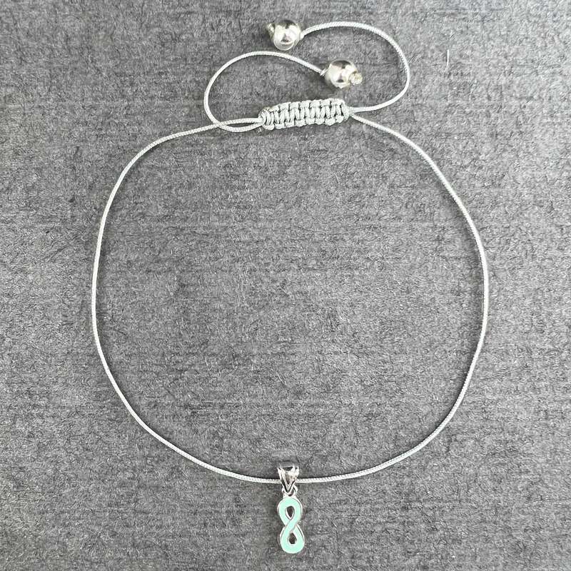 پابند نقره زنانه گیرا مدل G586