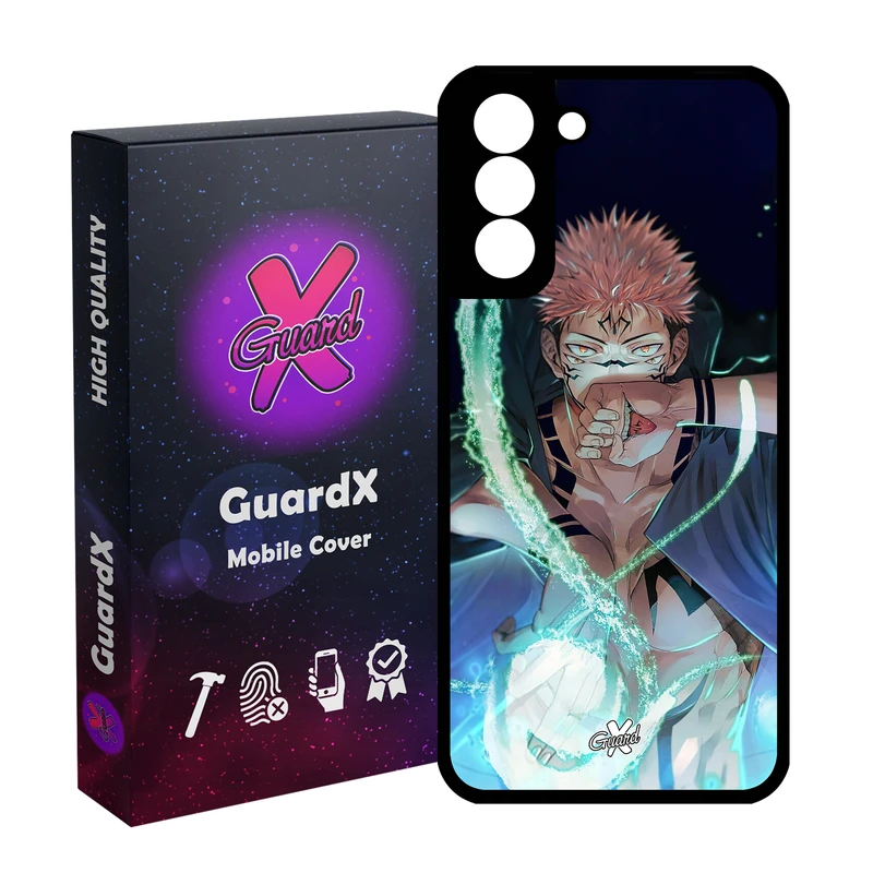 کاور گارد ایکس طرح Sukuna Anime مدل Glass10571 مناسب برای گوشی موبایل سامسونگ Galaxy S21 FE