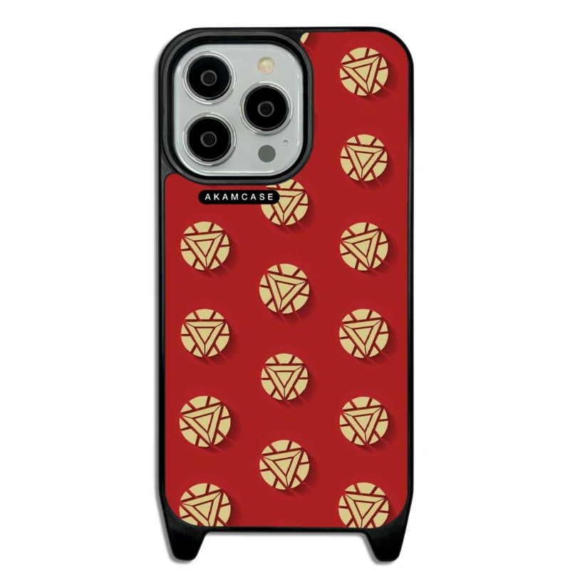 کاور آکام مدل AMCWLA13PRO-IRON MAN2 مناسب برای گوشی موبایل اپل iPhone 13 Pro