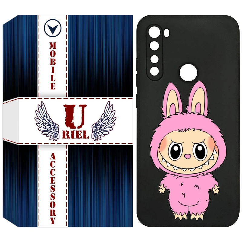 کاور یوریل قاب مدل KSH کد 129 طرح عروسک لبوبو مناسب برای گوشی موبایل شیائومی Redmi Note 8