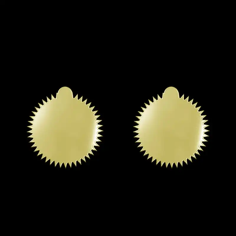 گوشواره طلا 18 عیار زنانه مدوپد مدل ستاره کد GA1-15441