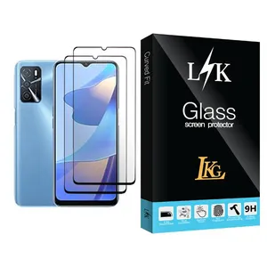 LKG LK Glass MIX002 Screen Protector For Oppo A16 Pack Of 2