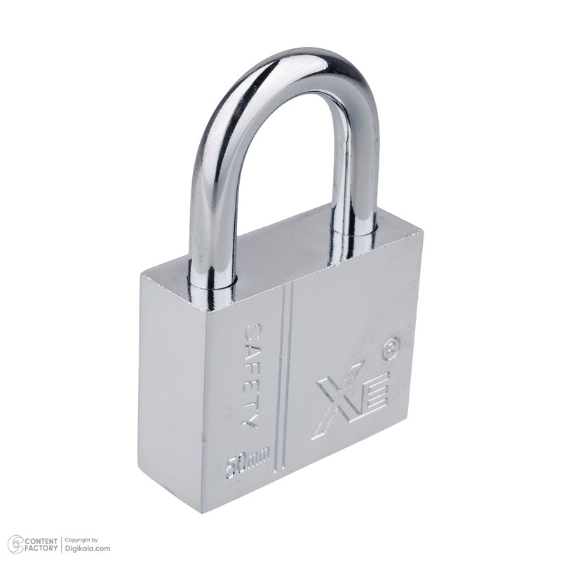 قفل آویز ایکس ای مدل 001 سایز 50 میلی متر