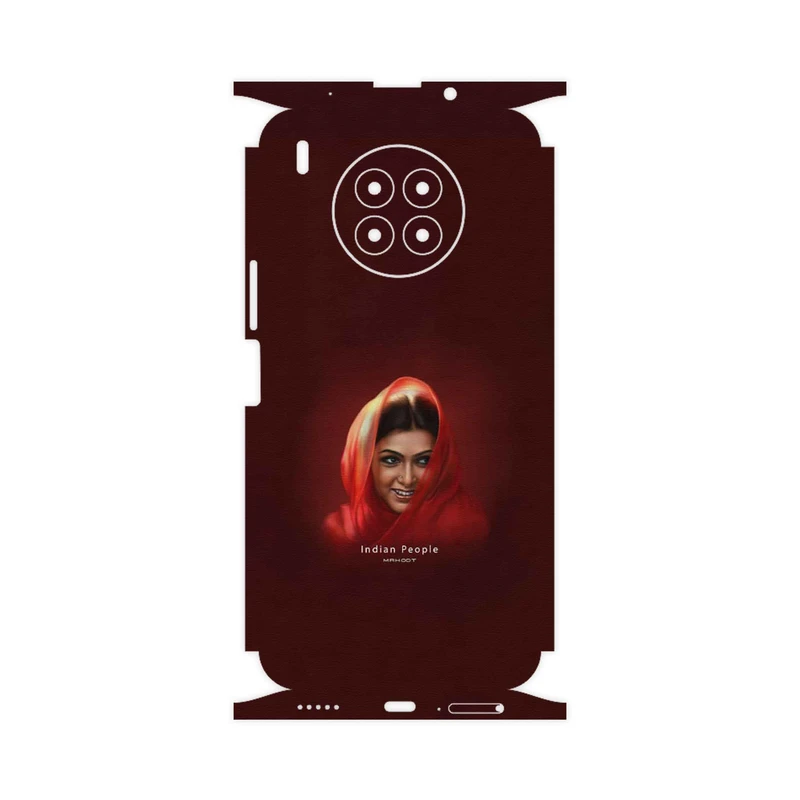 برچسب پوششی ماهوت مدل Portrait of an Indian Woman-FullSkin مناسب برای گوشی موبایل هوآوی Nova 8i