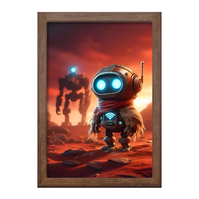 تابلو خندالو طرح ربات کد F9152