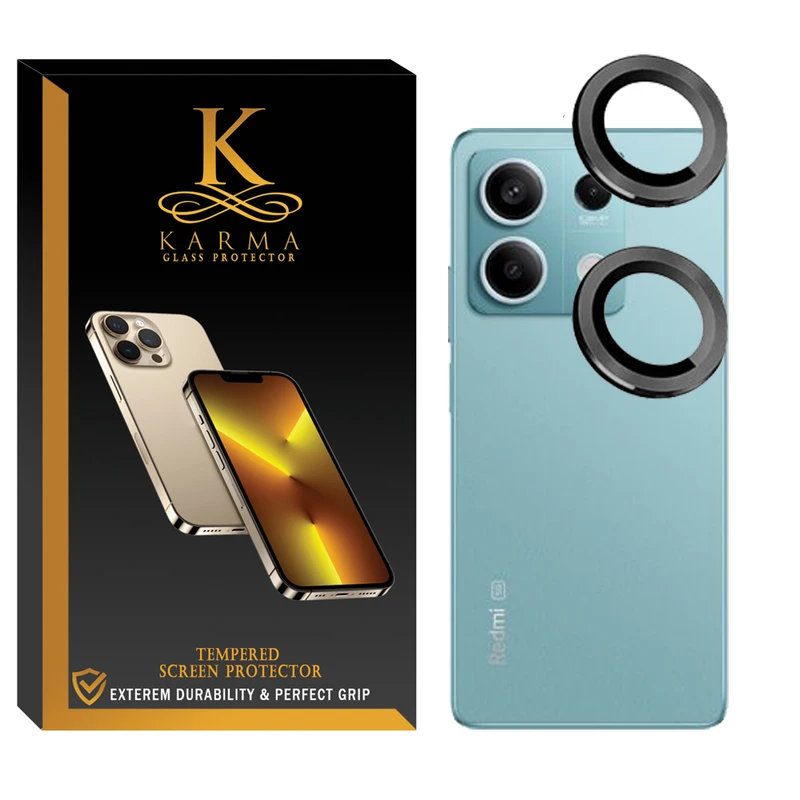 محافظ لنز دوربین رینگی کارما مدل Ring -KA مناسب برای گوشی موبایل شیائومی Redmi Note 13 pro 5g