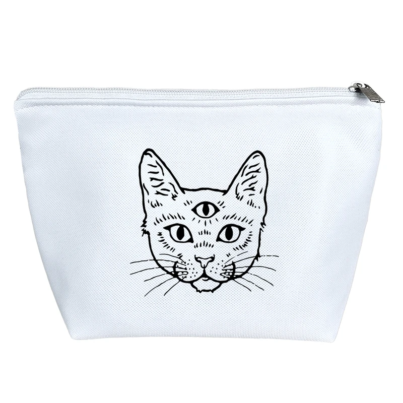 کیف لوازم آرایش دخترانه خندالو مدل گربه سه چشم کد 8171