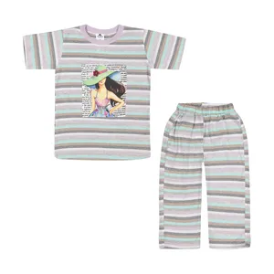 ست تی شرت و شلوار دخترانه کیکی رایکی مدل KBB06359-005