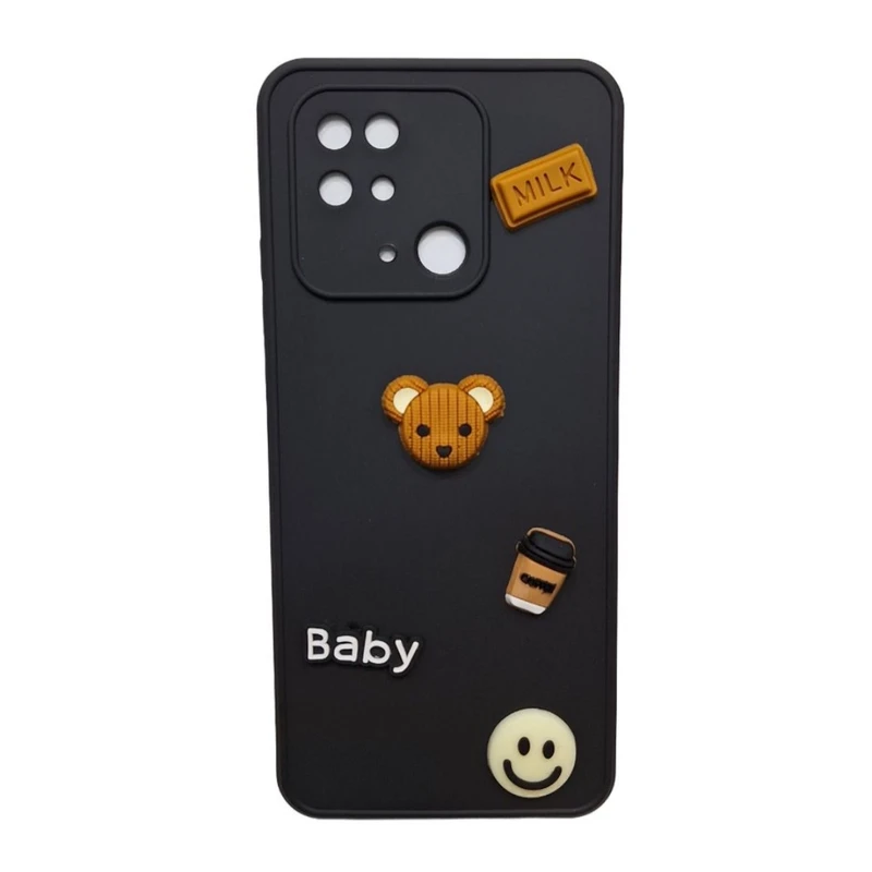 کاور طرح عروسک Baby مدل 10C مناسب برای گوشی موبایل شیائومی Redmi 10C / Poco C40
