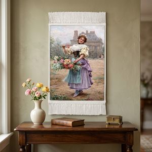 تابلو فرش ماشینی طرح منظره کد 40*60