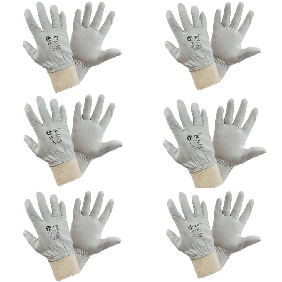 دستکش ایمنی مدل آرگون کد E654 مجموعه 6 عددی