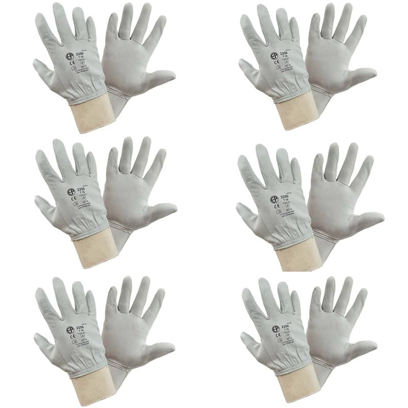 دستکش ایمنی مدل آرگون کد E654 مجموعه 6 عددی