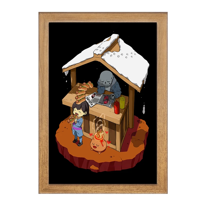 تابلو خندالو مدل بازی آندرتیل (Undertale) کد 31734