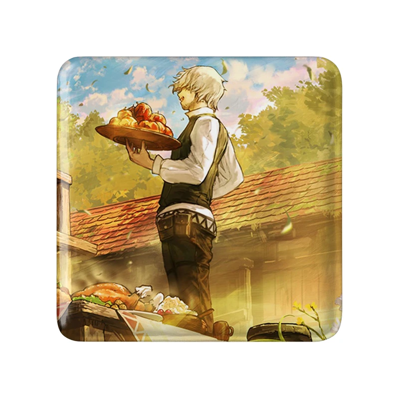 پیکسل خندالو طرح هولو و کرافت انیمه ادویه و گرگ مدل مربعی کد 36156