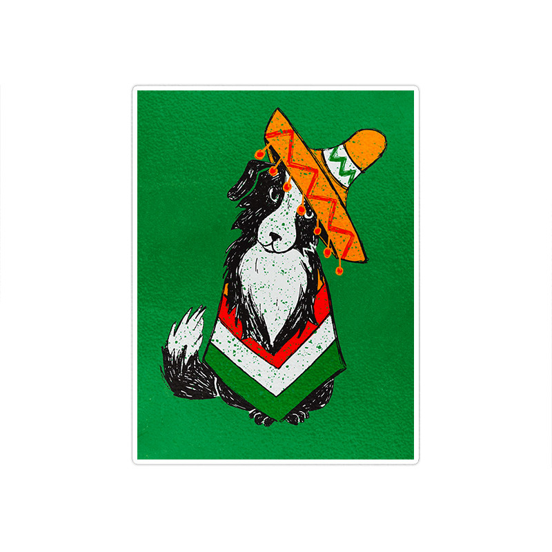 استیکر تزئینی موبایل و تبلت ماسا دیزاین مدل stkv0193 طرح سگ