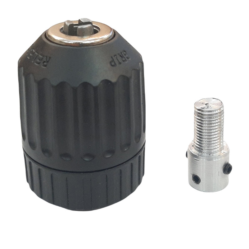 تبدیل آرمیچر به دریل مدل 01 سایز 10 میلی متر به همراه سه نظام تبدیل آرمیچر به دریل مدل 01 سایز 10 میلی متر به همراه سه نظام