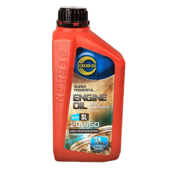 روغن موتور خودرو سرکان مدل SL-20W50 حجم 1 لیتر