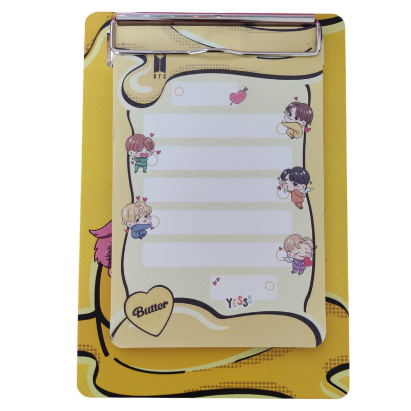 تخته شاسی سویل طرح فانتزی سایز A6 به همراه کاغذ یادداشت