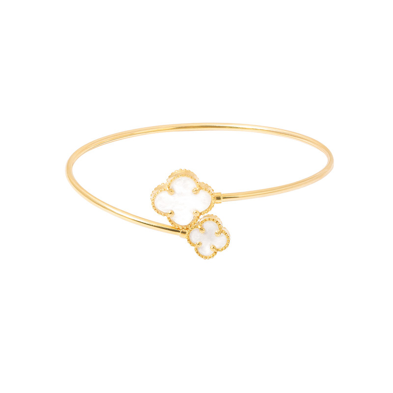 النگو طلا 18 عیار زنانه مدل گل النگو طلا 18 عیار زنانه مدل گل