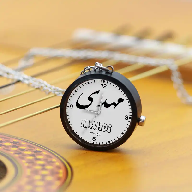 ساعت گردنبندی عقربه ای ناکسیگو مدل مهدی کد NF11973