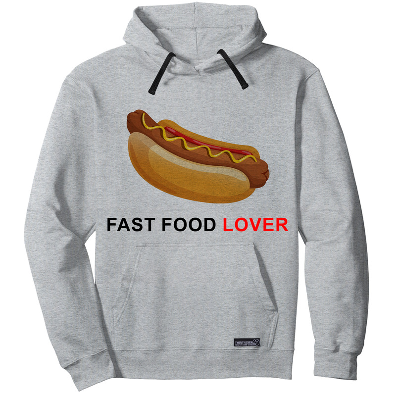 هودی مردانه 27 مدل Fast Food Lover کد MH858