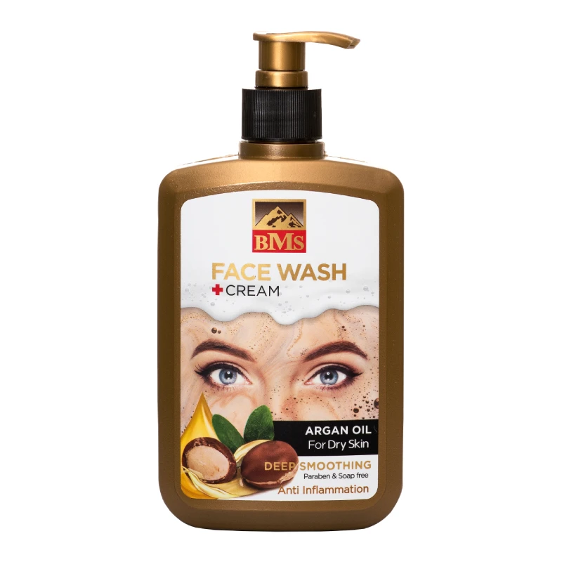ژل شستشو صورت بی ام اس مدل آرگان  حجم 500 میلی لیتر