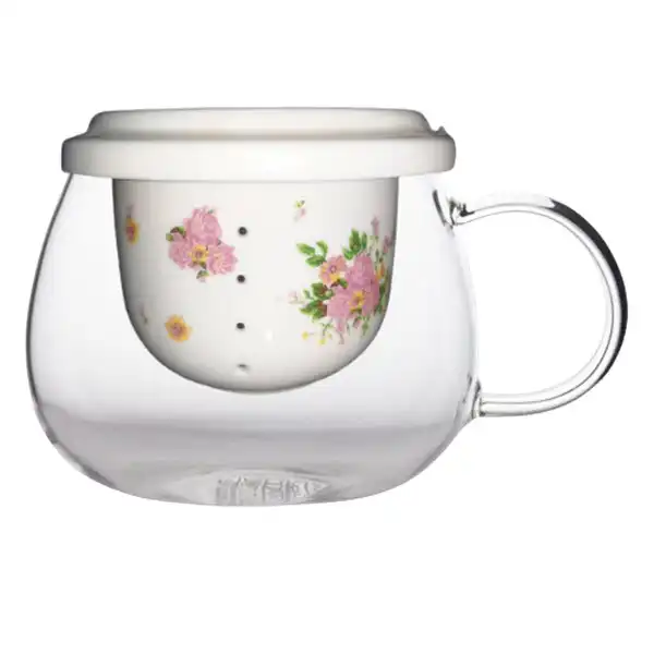 لیوان دمنوش ساز مدل فلاور رز