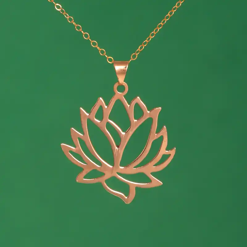 گردنبند طلا 18 عیار زنانه الن نار مدل لوتوس کد N10488973