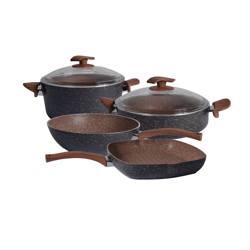 سرویس پخت و پز 6 پارچه اویز مدل 22T26TG28W28