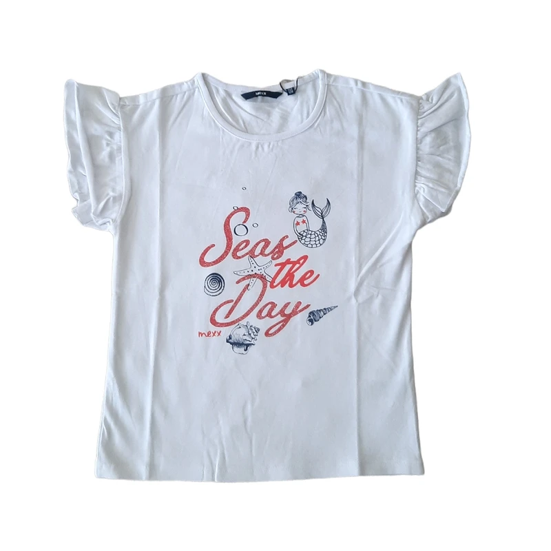 تی شرت آستین کوتاه دخترانه مکس مدل دریایی