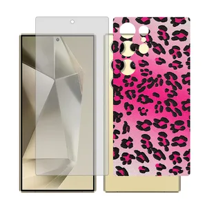 Glass Together model matte screen protector for Samsung Galaxy S23 Ultra mobile phone with back cover sticker