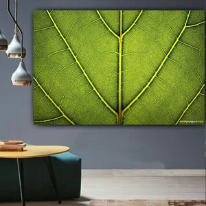 پوستردیواری طرح برگ سبز کدBH757