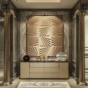 دیوارپوش مدل سه بعدی طرح پرتو بسته 12 عددی