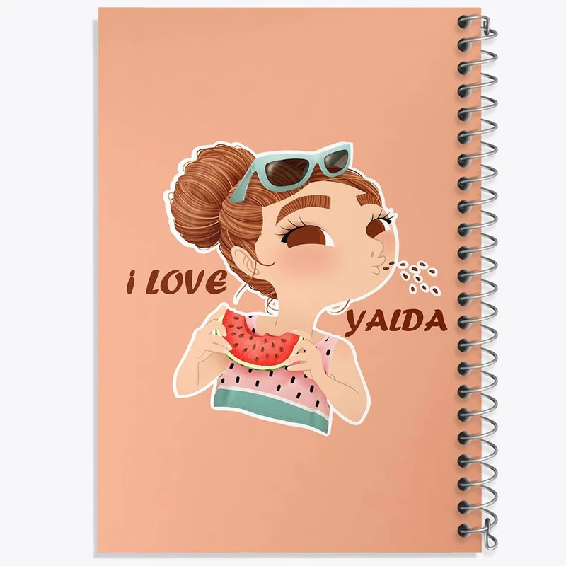 دفتر نقاشی 50 برگ خندالو مدل شب یلدا کد 3194