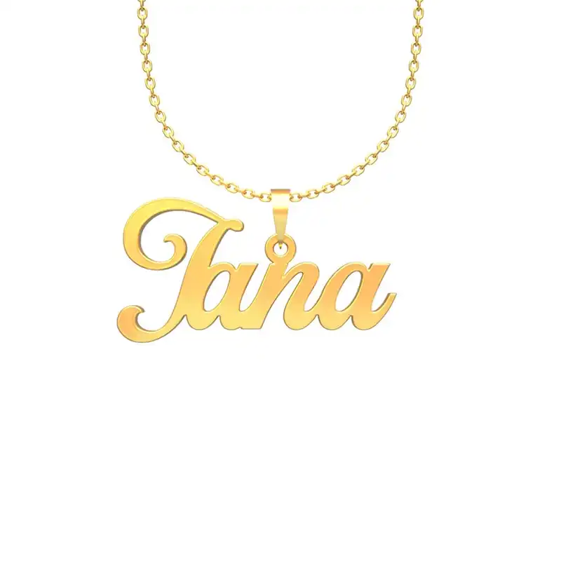 گردنبند طلا 18 عیار زنانه مدوپد مدل طاها