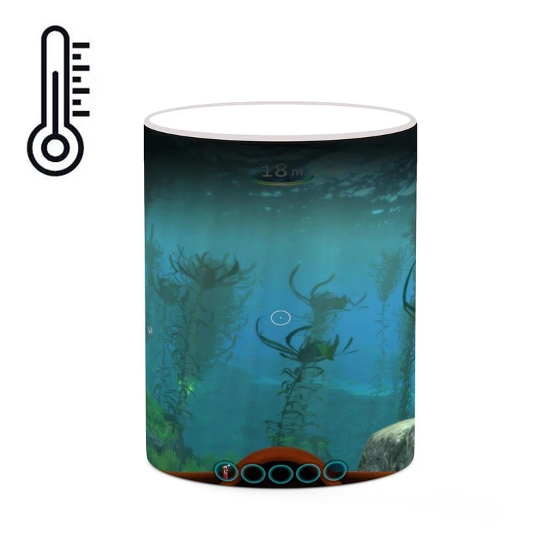 ماگ حرارتی کاکتی مدل بازی Subnautica Game کد mgh30492